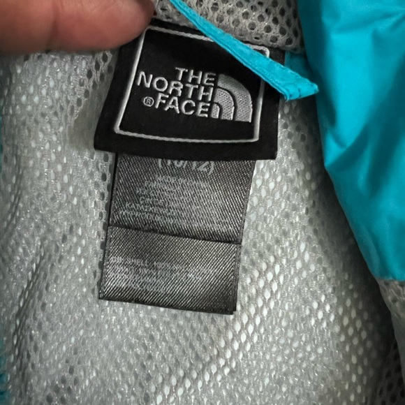 The NorthFace Youth Girl WindBreaker, Color-Blue, Size-M - Picture 3 of 6